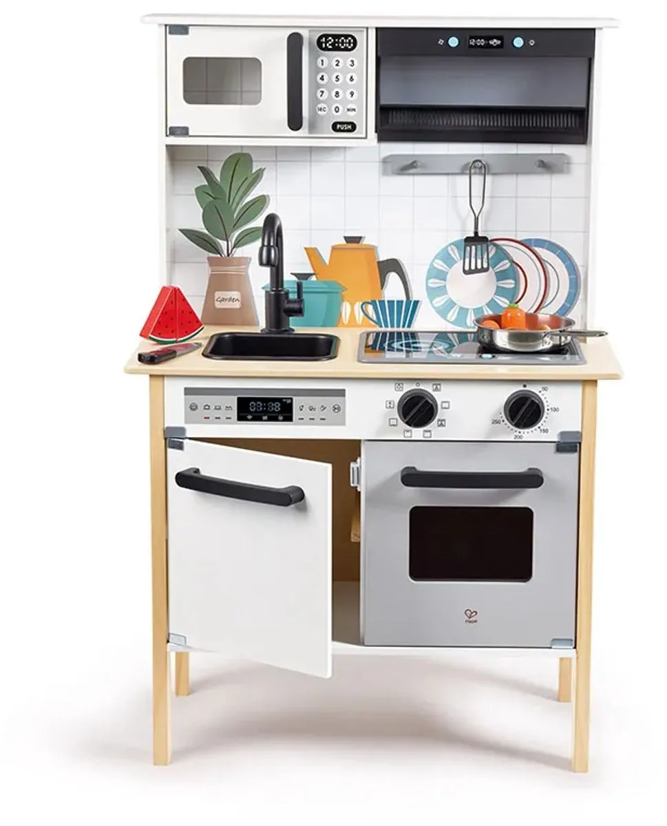 Hape Moderne Slimme Keuken - Multicolor - 3x AA