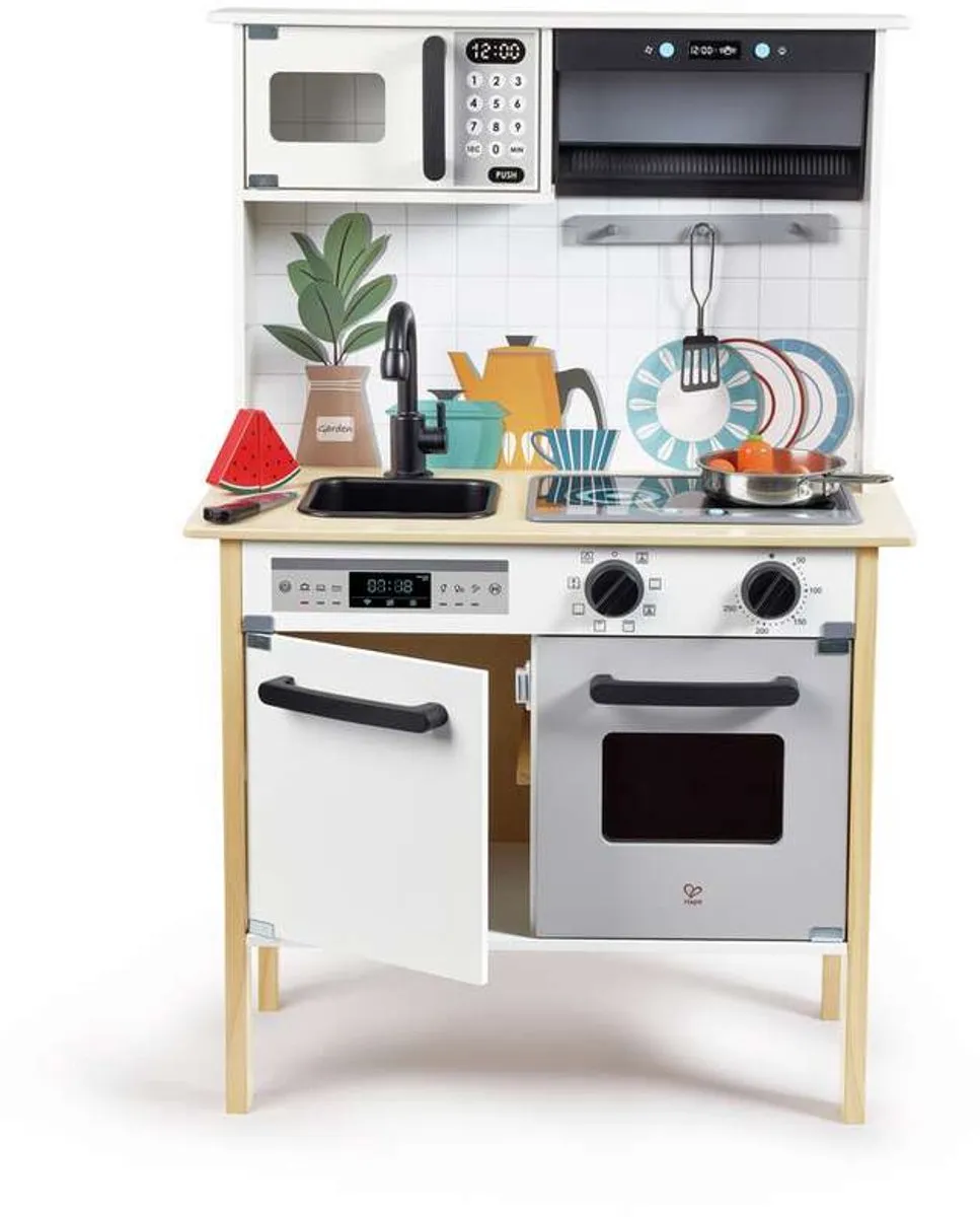 Hape Moderne Slimme Keuken - Multicolor - 3x AA