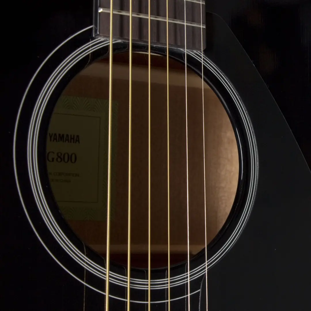 Yamaha FG800 BL Akoestische Gitaar - 4/4 - Zwart - afbeelding 5 van 6