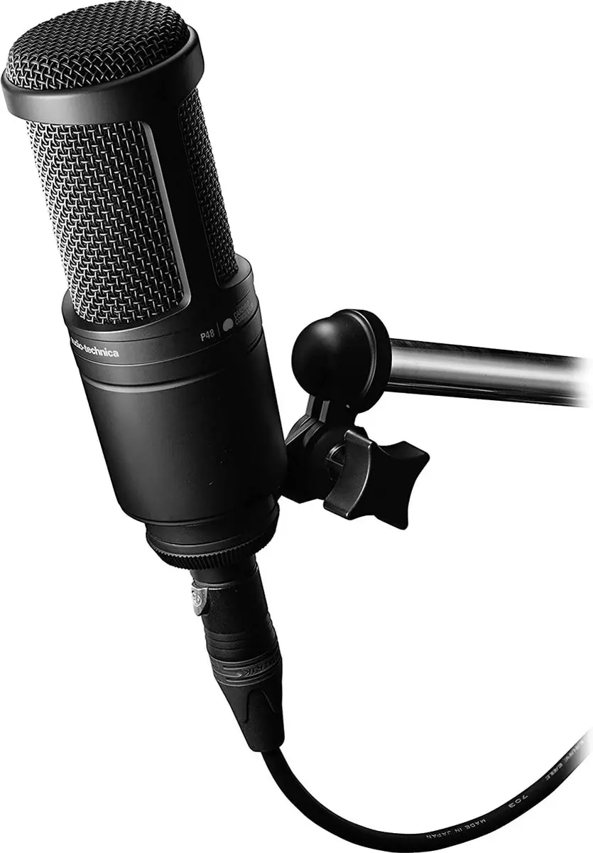Audio-Technica AT2020 Condensormicrofoon - Zwart