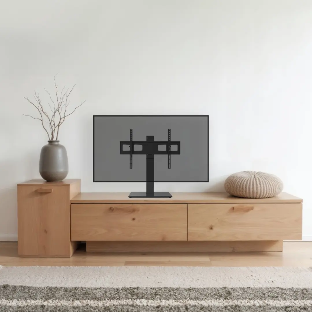 Hama TV Voet 00220911 - Draaibaar 75" - 40kg - VESA 600x400 - Zwart
