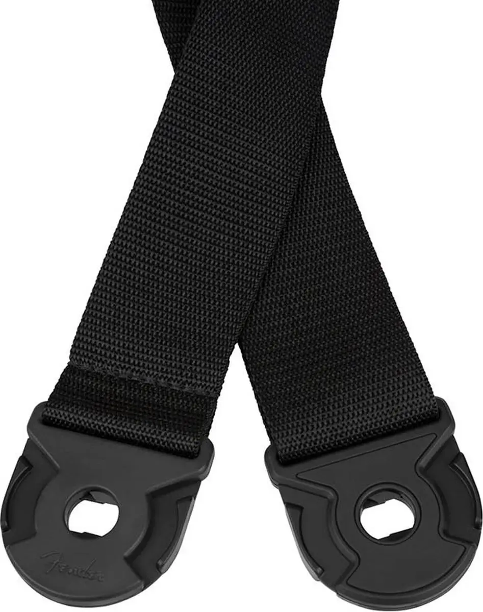 Fender 990629009 Gitaarband - 2 Stuks - Zwart Polypro
