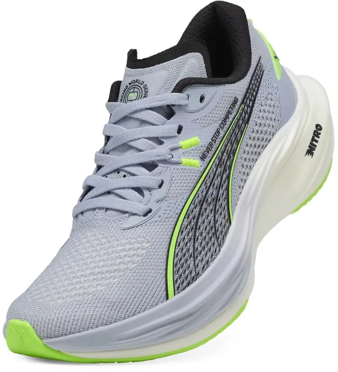 PUMA Deviate Nitro 3 Hyrox WNS Hardloopschoenen - Blauw