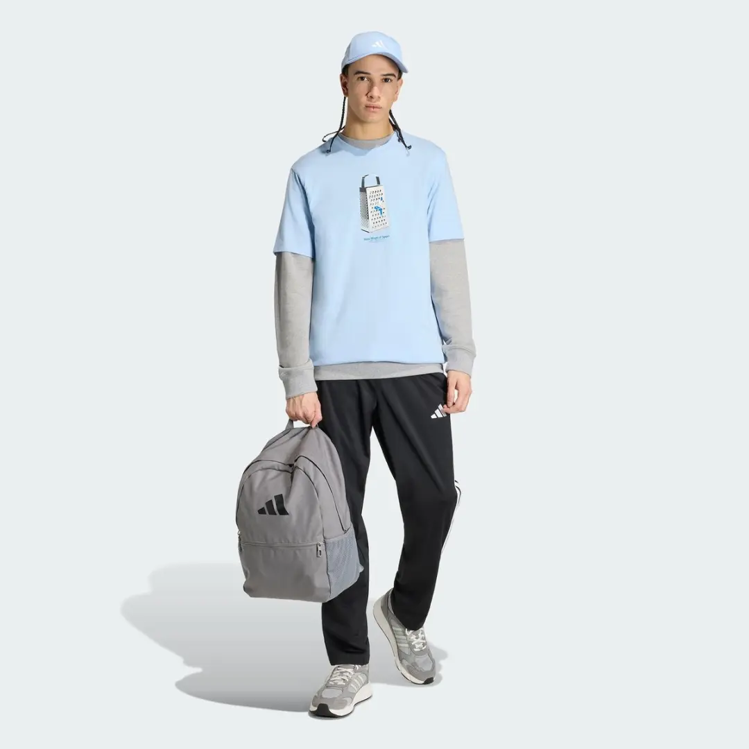 Adidas Sketches Climbing Graphic T-shirt KG0978 - Heren XL - Blauw - afbeelding 6 van 6