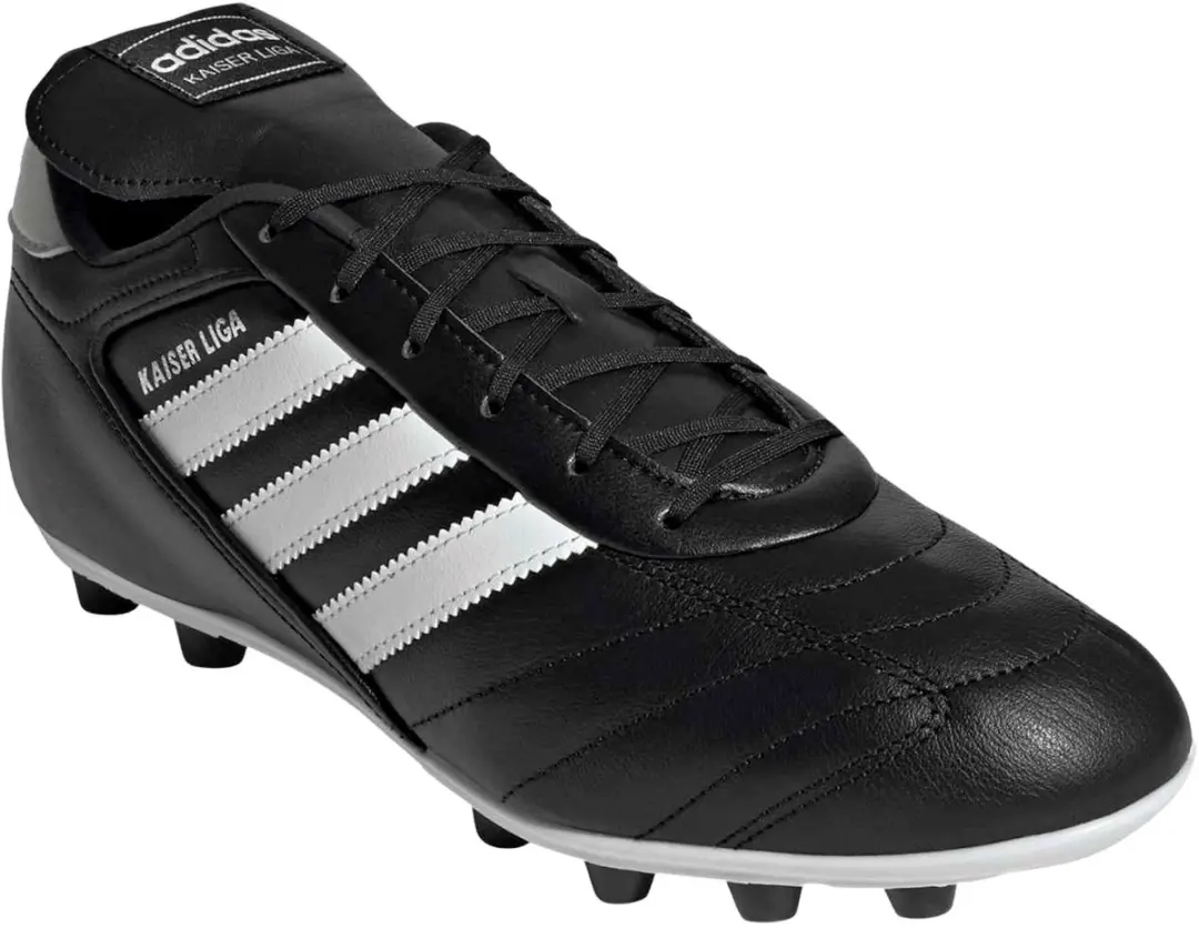 Adidas Kaiser Liga 2 FG Voetbalschoenen - 38 - Zwart/Wit