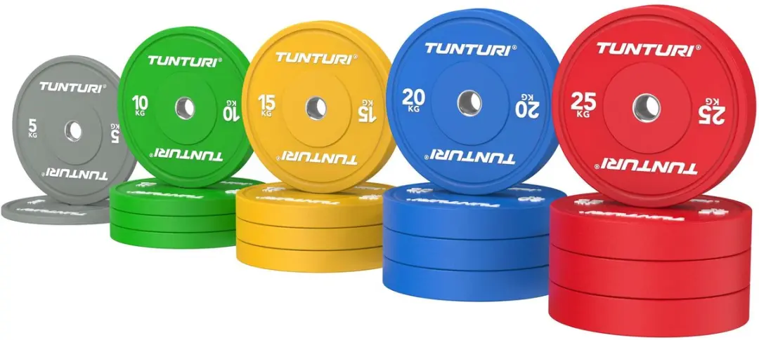 Tunturi Platinum Bumperplates Set 290kg