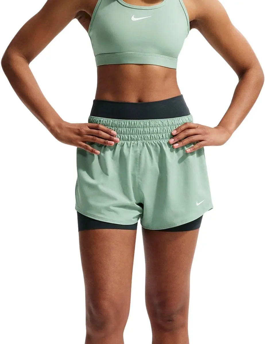 Nike One Dri-FIT Short Dames DX6010-007 - XS - Groen