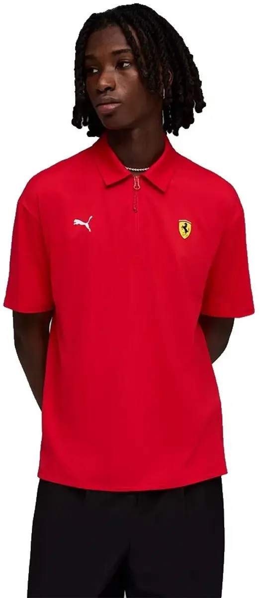 PUMA Ferrari Cloudspun Poloshirt - Rood XL