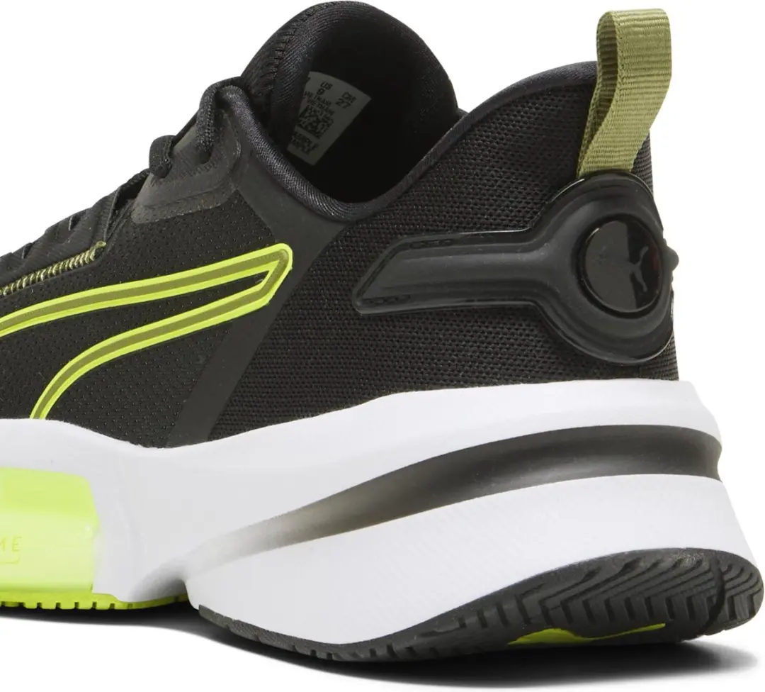 PUMA PWRFrame TR 3 Heren Sportschoenen - 44.5 - Zwart/Olive Green/Lime Pow