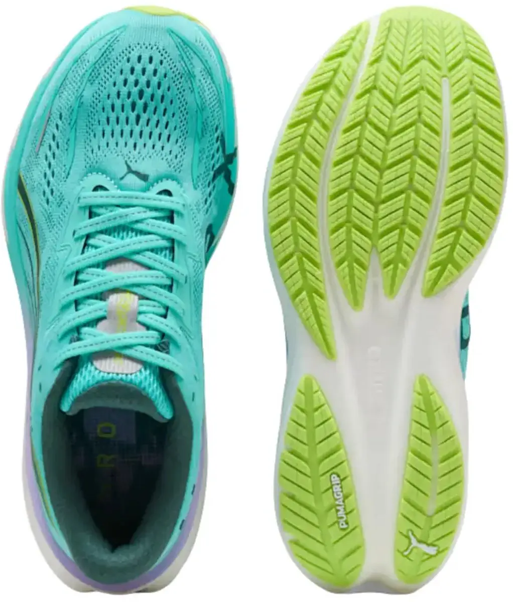PUMA Velocity Nitro 5 X Hyrox Hardloopschoenen - 38.5 - Groen