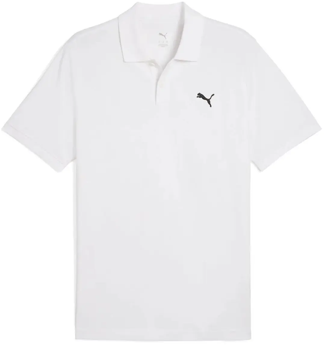 PUMA Essential Korte Mouw Poloshirt Wit M