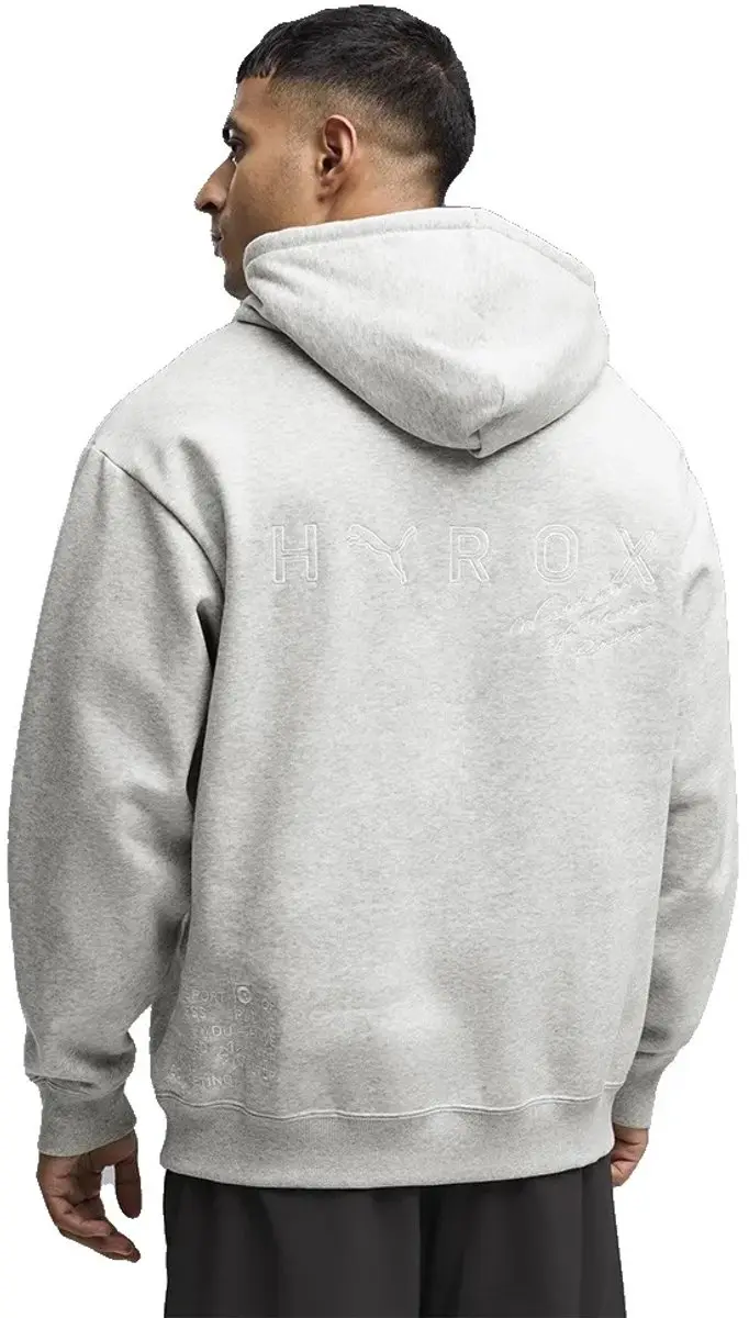 PUMA X Hyrox Heavyweight Hoodie - L - Grijs