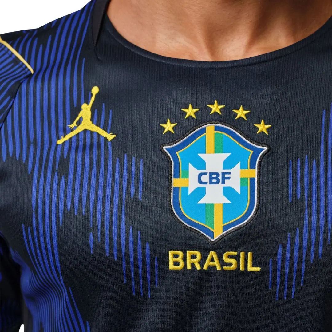 Nike Brazilië WK2026 Uit Shirt Heren - XXL - Blauw/Geel