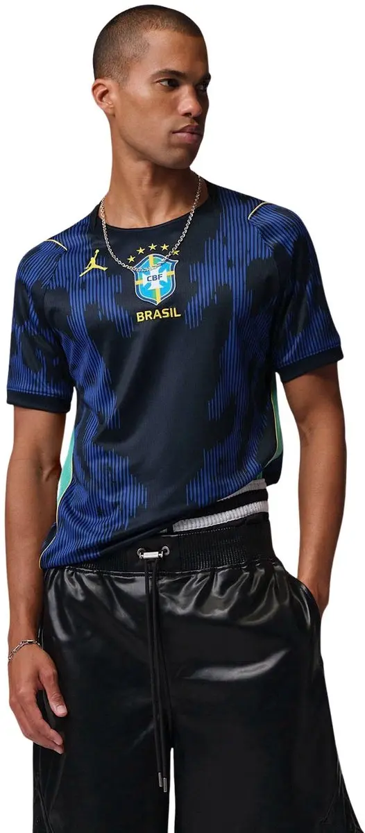 Nike Brazilië WK2026 Uit Shirt Heren - XXL - Blauw/Geel