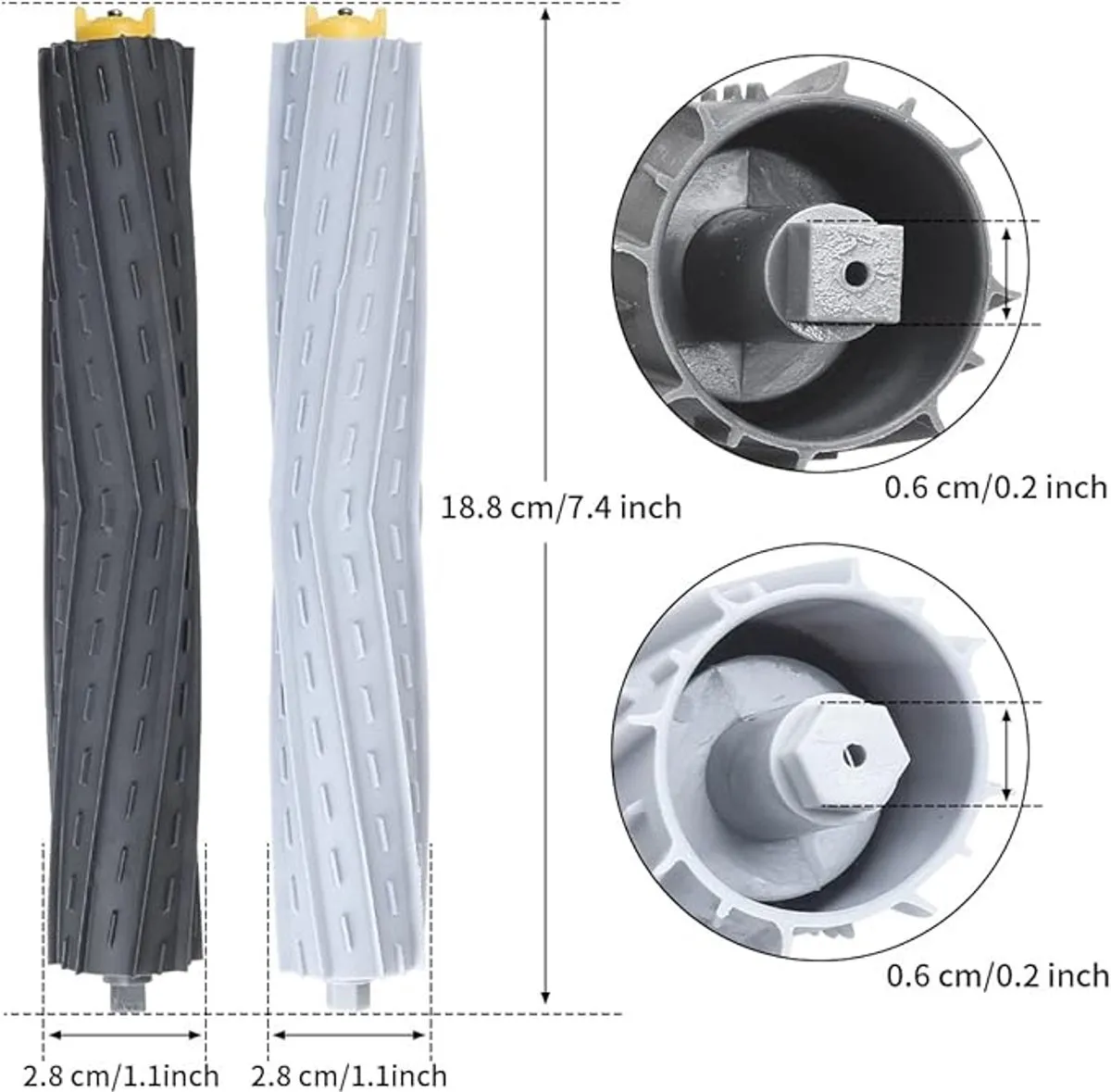 iRobot BOL-6-1461 Rubberen Borstelset - 4 Stuks - afbeelding 6 van 6