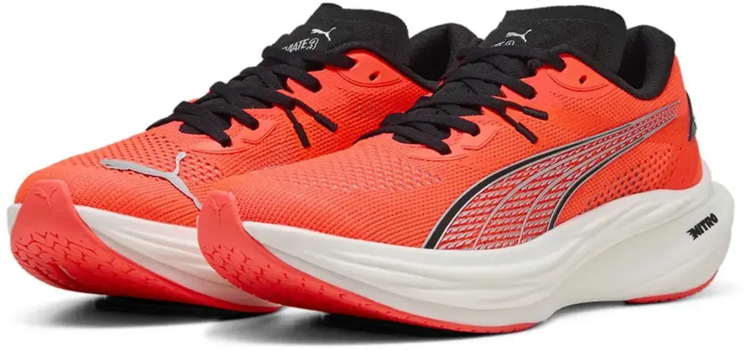 PUMA Deviate Nitro 3 Hardloopschoenen - Glowing Red - EU 43