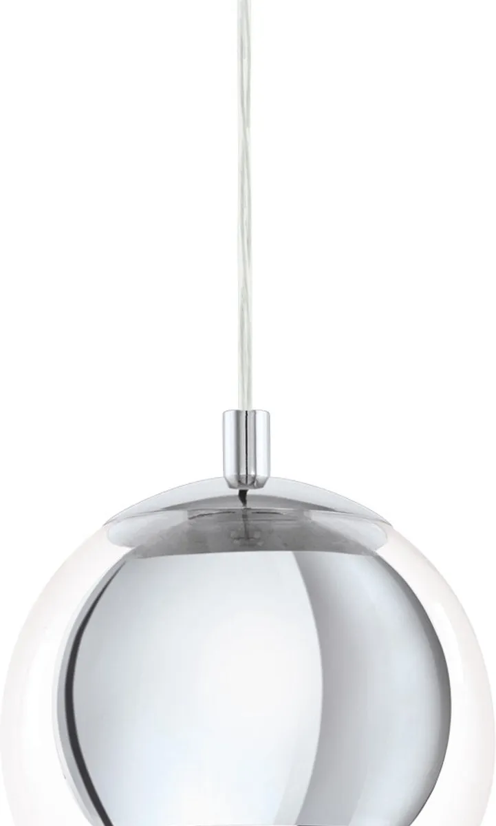 Eglo Rocamar Hanglamp - 5 Lichts Ø19cm - Grijs/Zilver