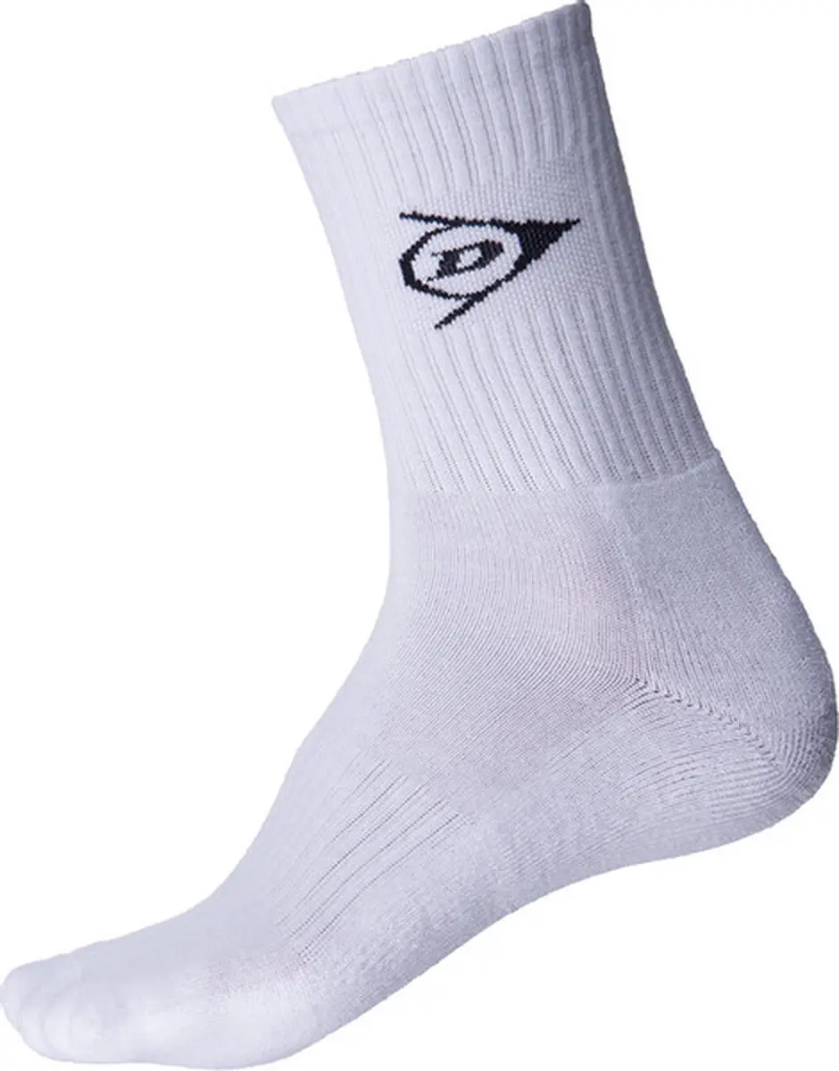 Dunlop Crew 3-Pack Sportsokken - Wit