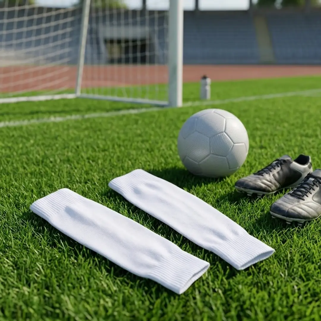 NUVEX Witte Compressie Voetbalsokken - One Size