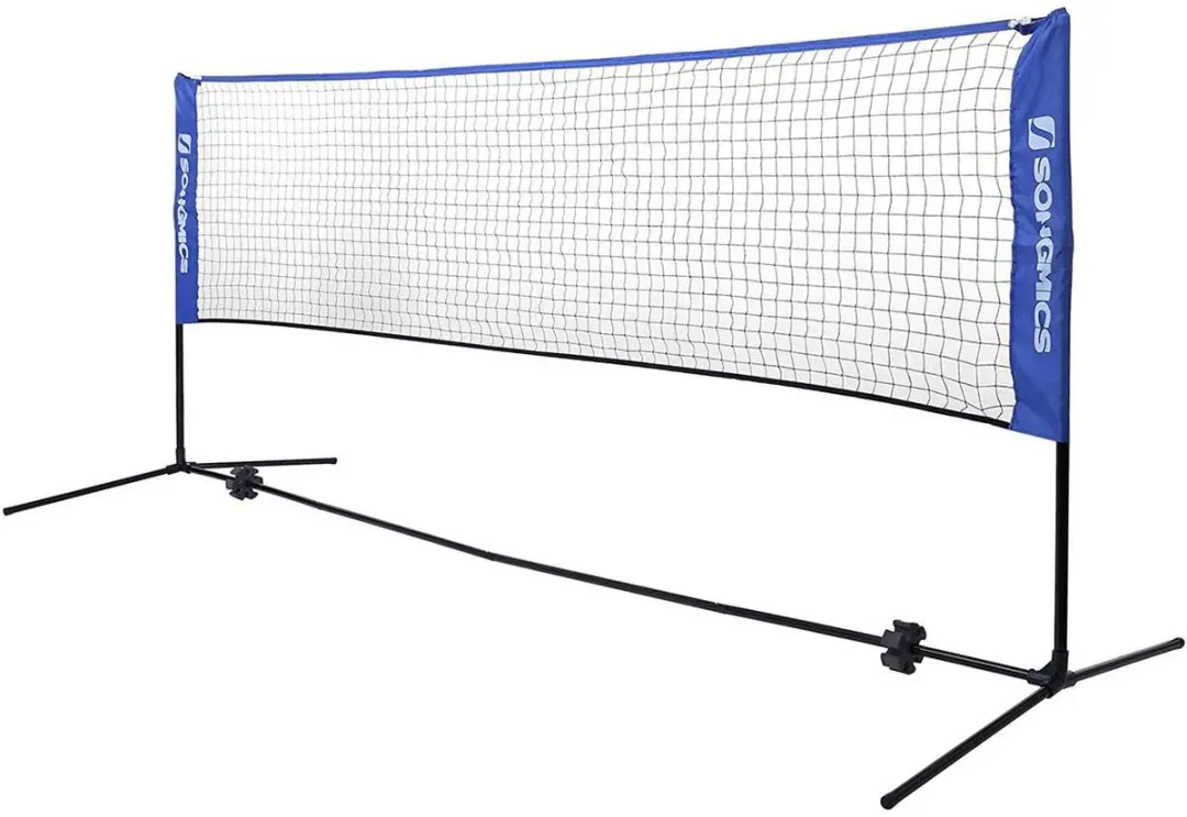 Songmics Badmintonnet Verstelbaar Blauw - met Tas
