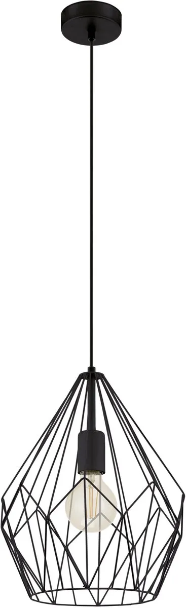 Eglo Carlton Hanglamp E27 - Ø31cm - Zwart