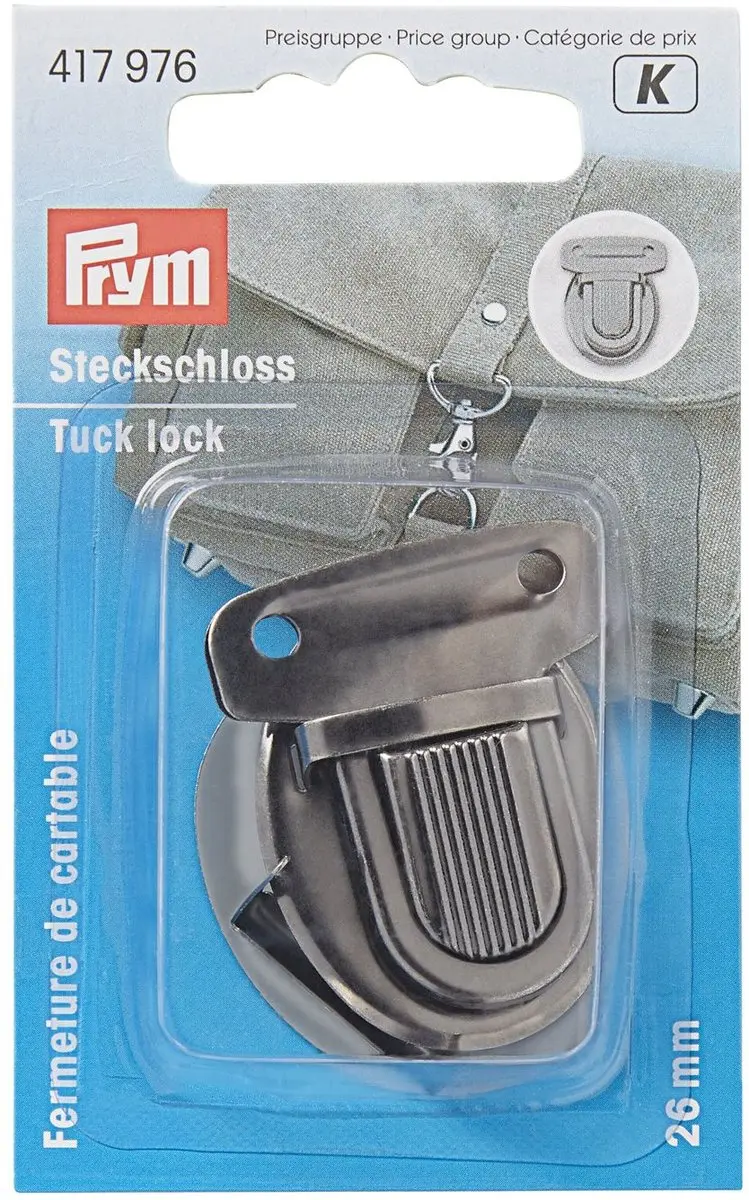 Prym TT-slot 26mm Oudzilver