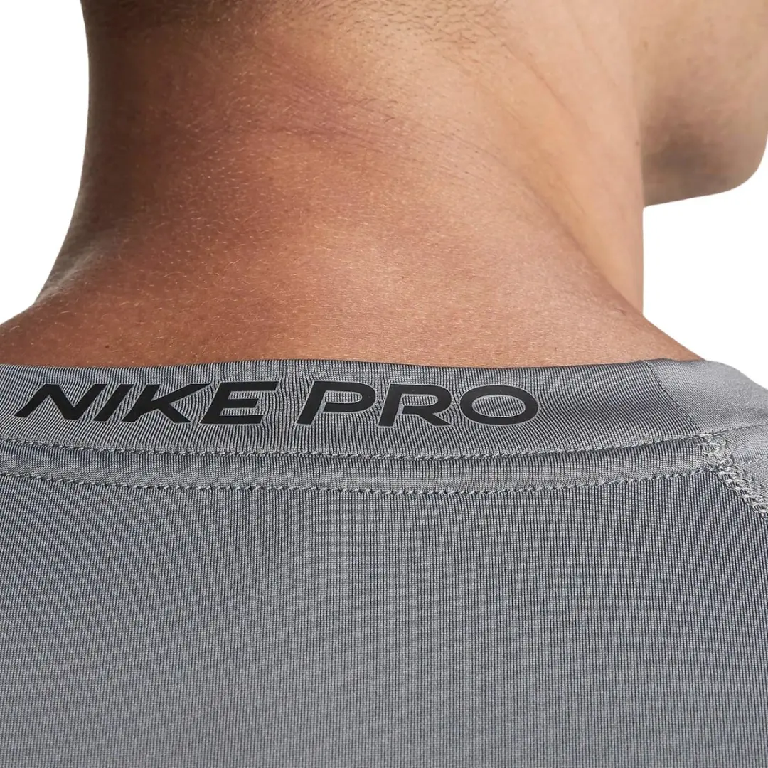 Nike Pro Dri-FIT Sportshirt L - Grijs