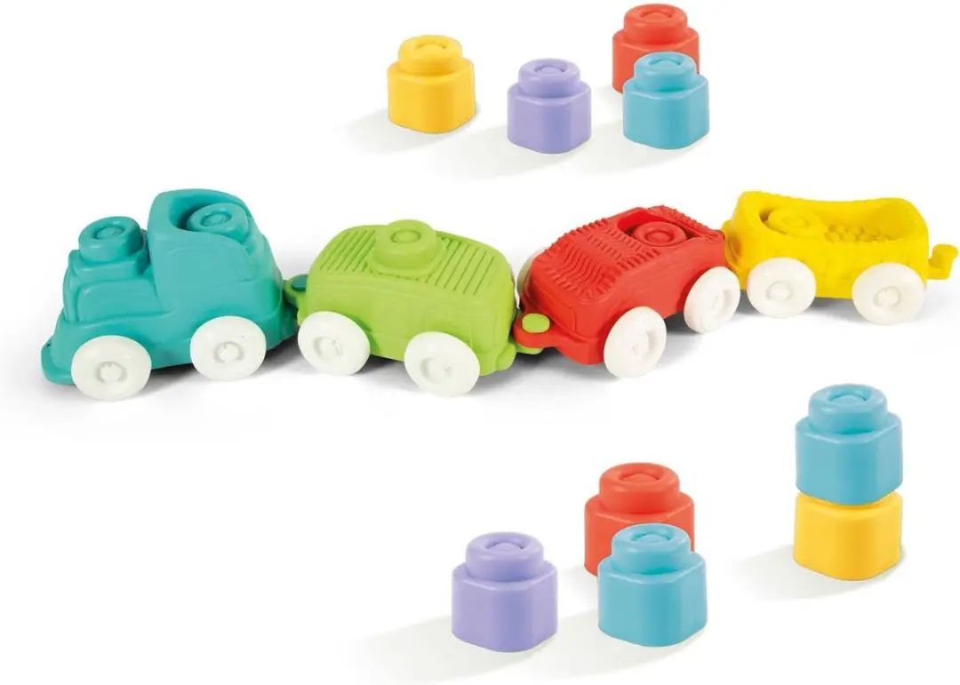 Clementoni Sensorische Trein Soft Clemmy - 13-delig - Multi - afbeelding 4 van 6