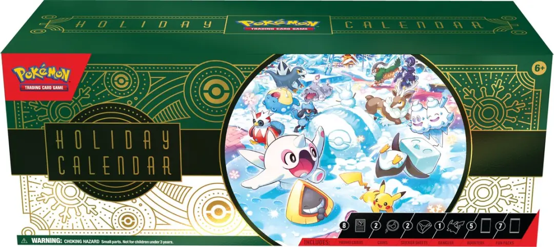 Pokémon Holiday Calendar 2024 Adventskalender - Trading Cards
