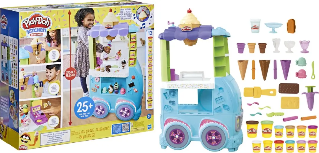 Play-Doh Kitchen Creations Ultieme IJscowagen - Multikleur