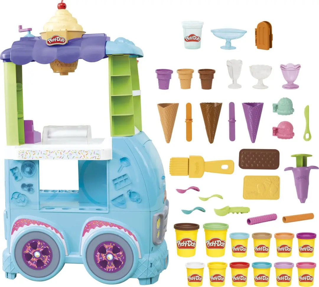 Play-Doh Kitchen Creations Ultieme IJscowagen - Multikleur