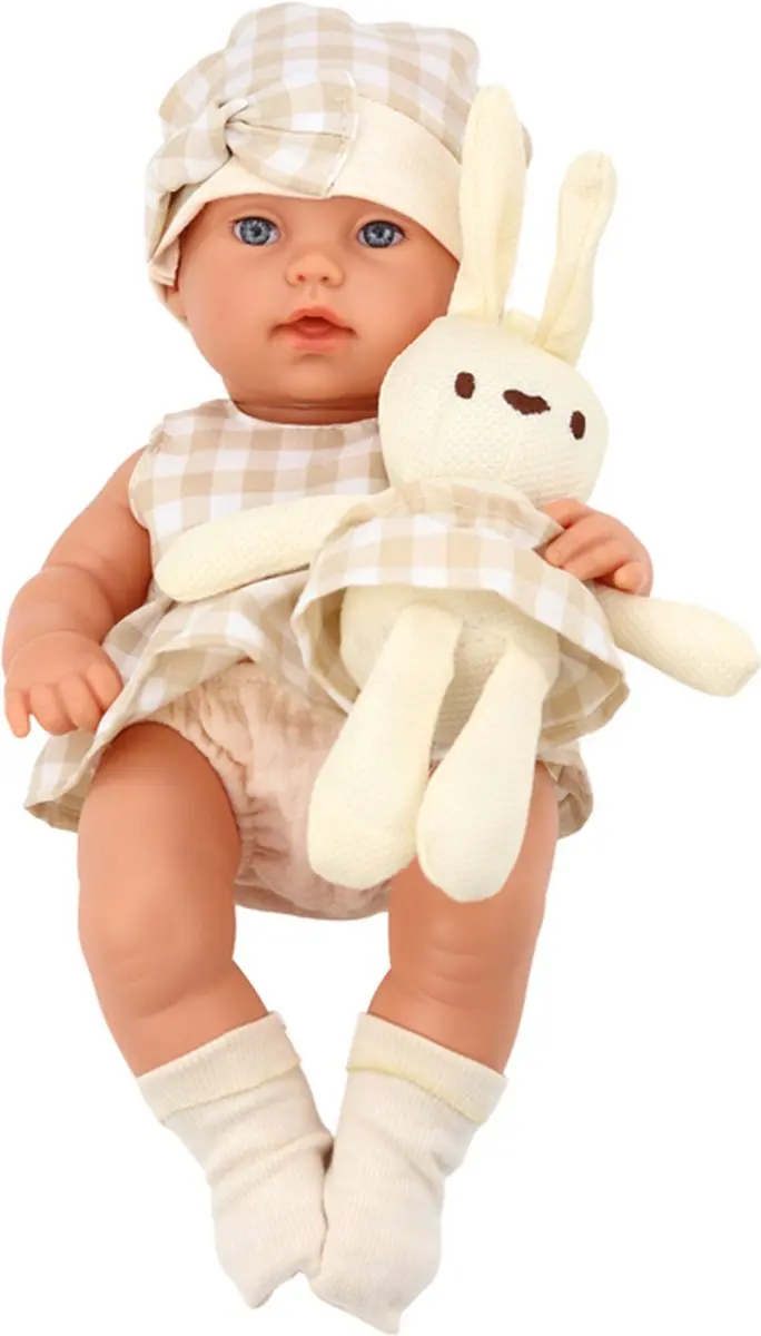 Lean Toys Babypop met Draagbaar Bedje 35x17x8cm - Educatief - afbeelding 5 van 5