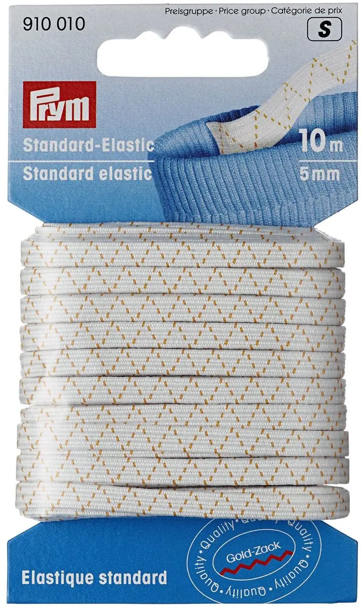 Prym Standaard Elastiek 5mm Wit - 1 Stuk