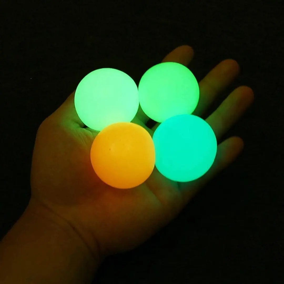 Johntoy Sticky Balls Glow in the Dark