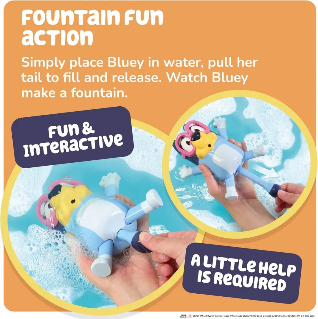 Tomy Bluey Zwemschool Badspeelgoed - TOE73871 - Meerkleurig