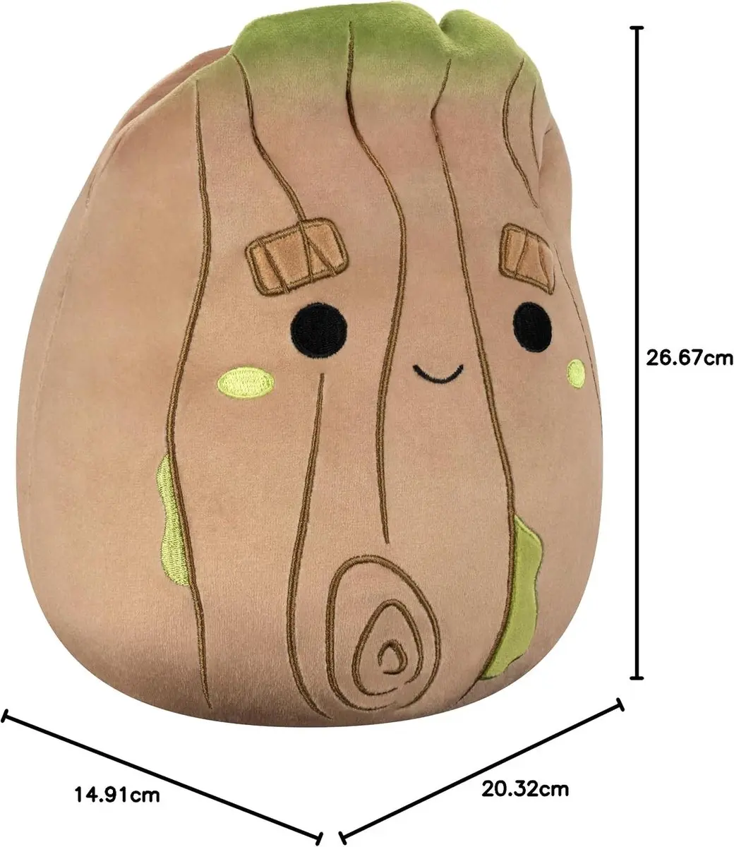 Squishmallows Marvel Guardians of the Galaxy Groot Pluche 25cm