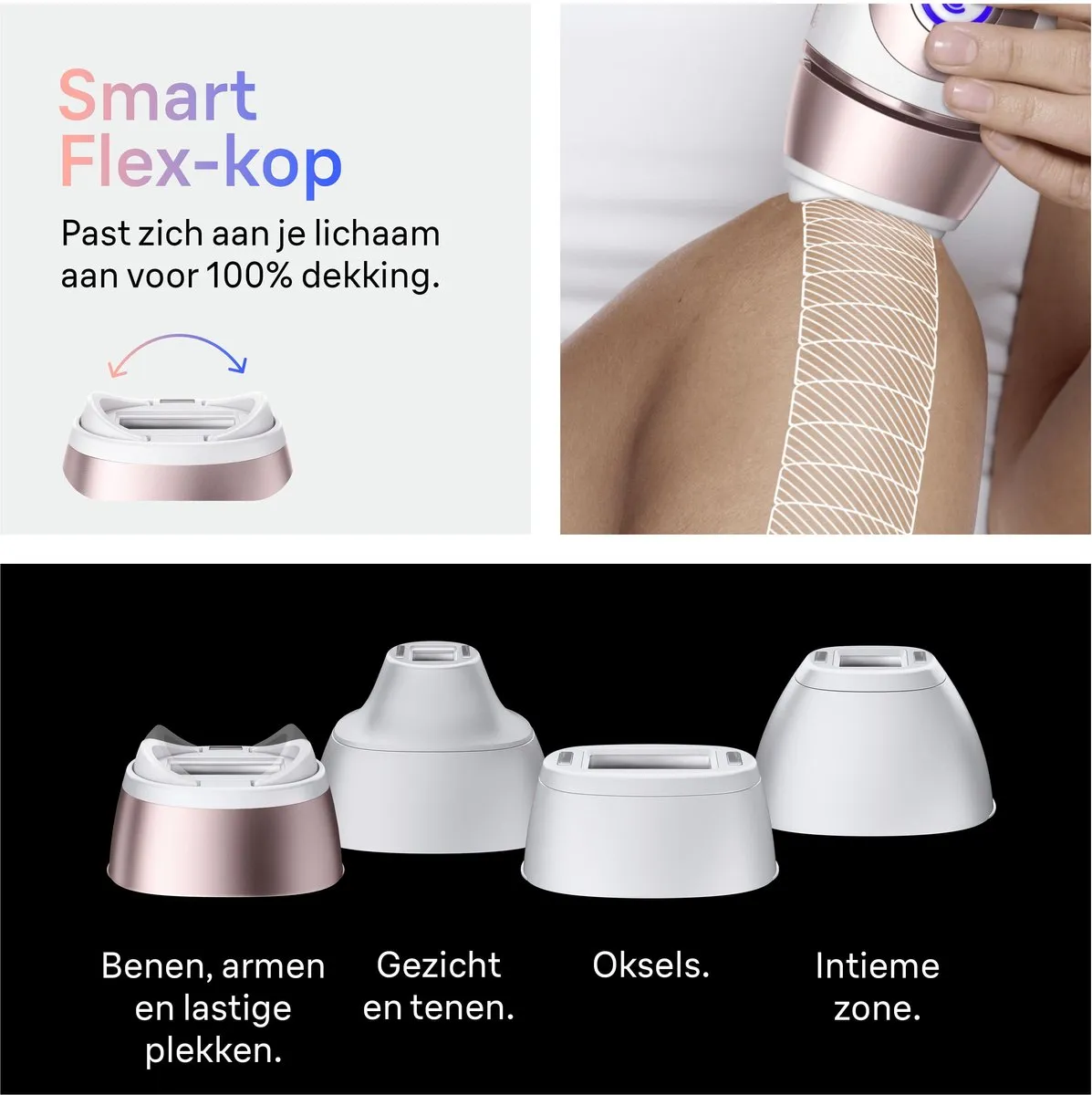 Braun Smart Skin i·expert PL7432 IPL Ontharingsapparaat - 400.000 Flitsen - Wit