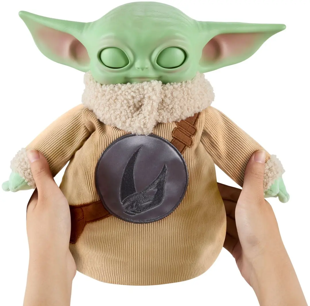 Mattel Star Wars Grogu Knuffel Vinyl Hoofdje - Meerkleurig - afbeelding 6 van 6