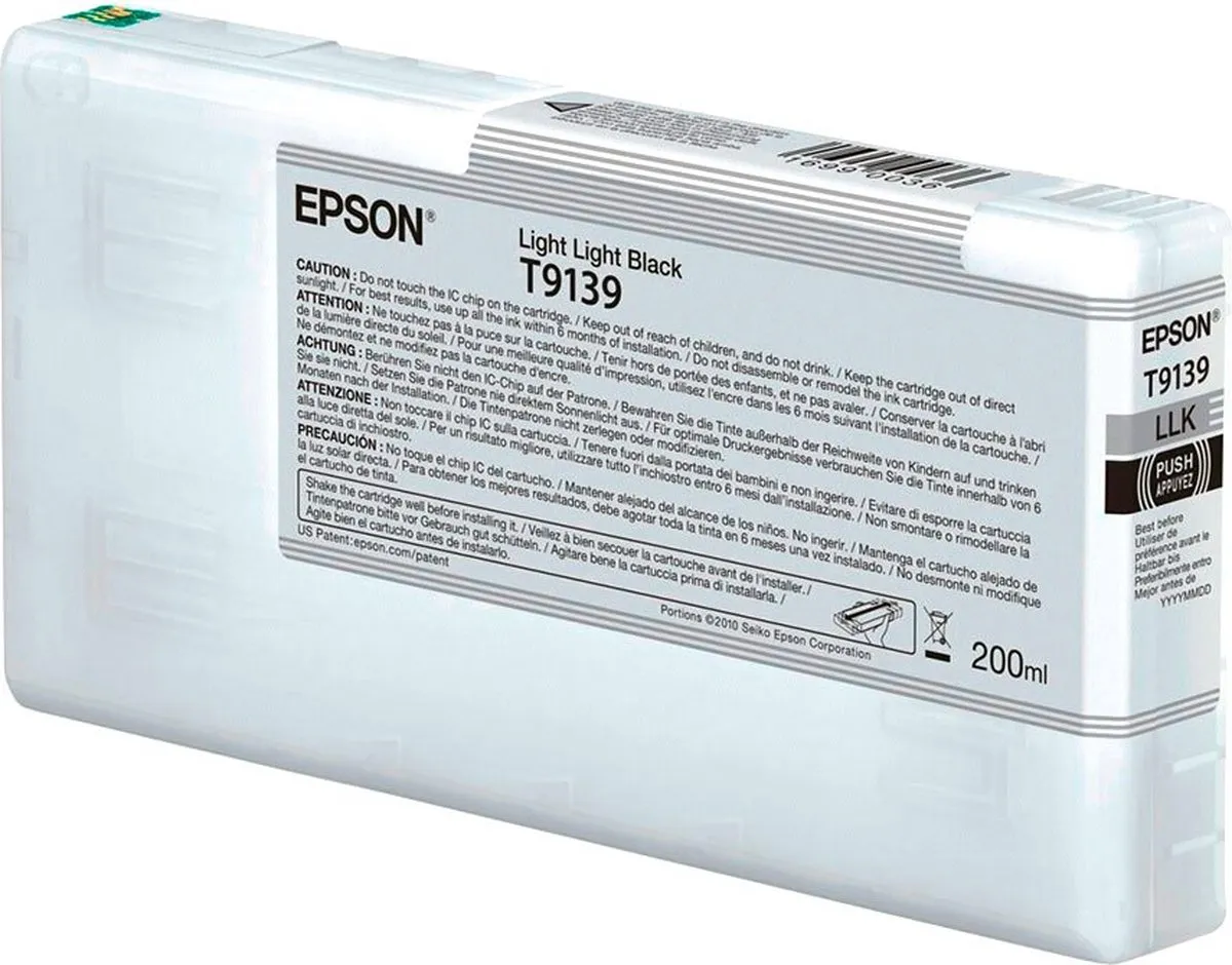 Epson C13T913900 Inktcartridge Zwart - 200ml