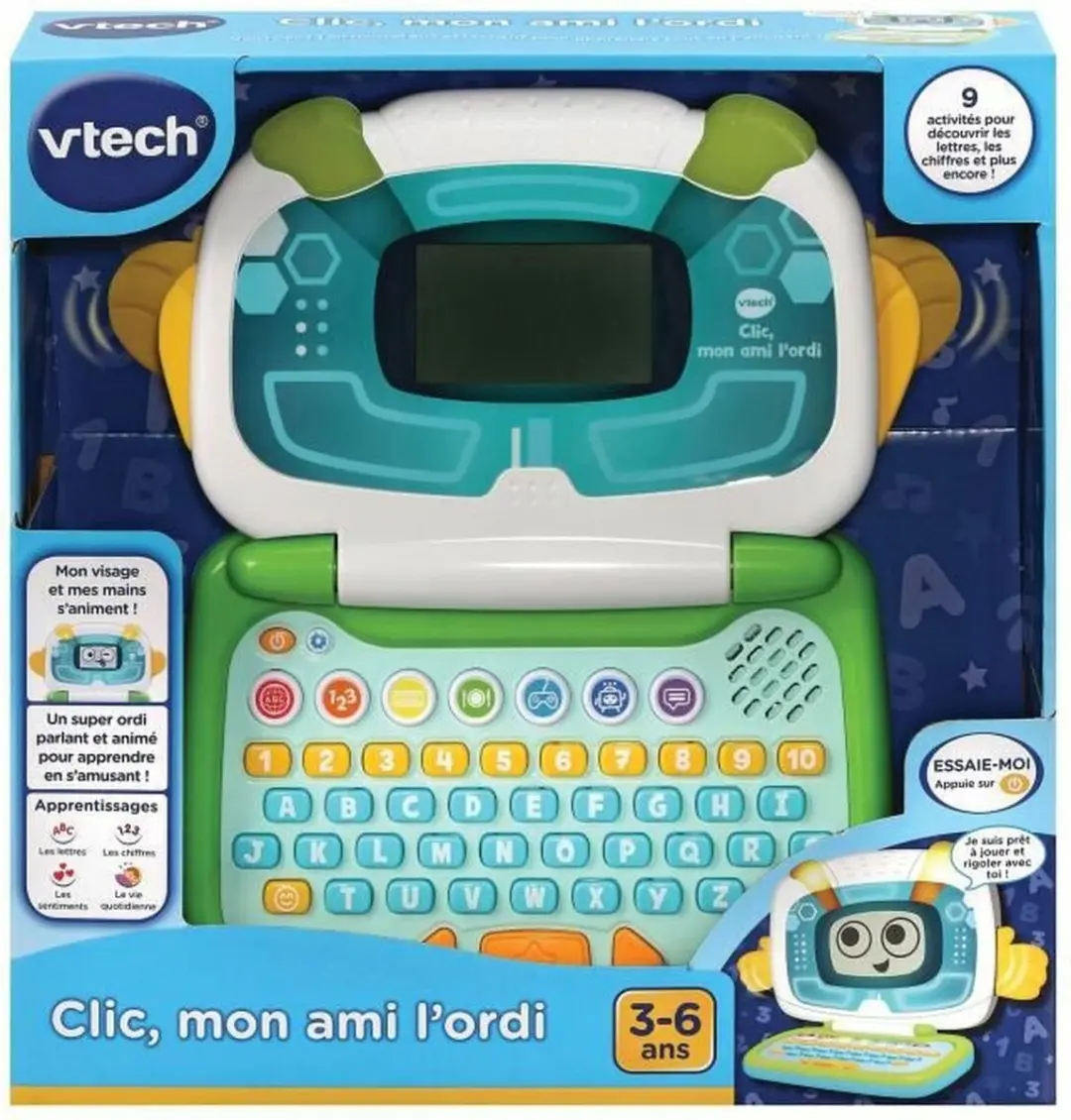 Vtech Clic Mon Ami L'Ordi Laptop - Groen