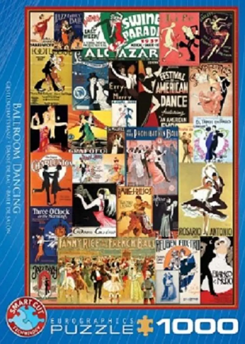 Eurographics Ballroom Dancing Puzzel 1000 Stuks - Meerkleurig