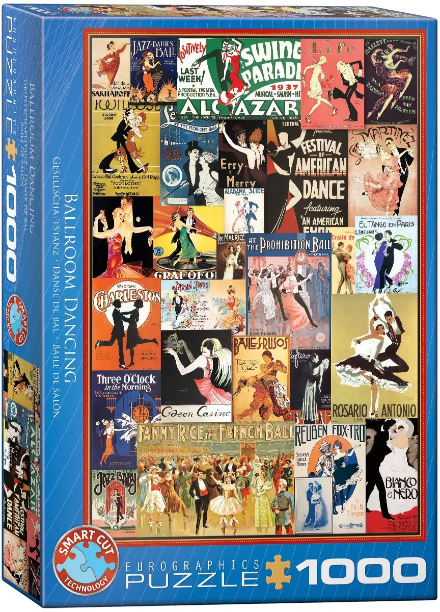 Eurographics Ballroom Dancing Puzzel 1000 Stuks - Meerkleurig