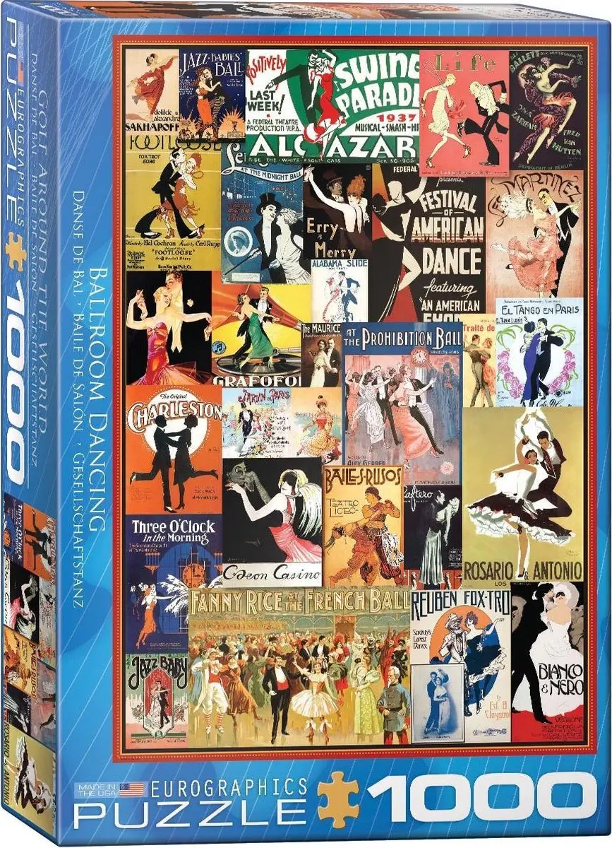 Eurographics Ballroom Dancing Puzzel 1000 Stuks
