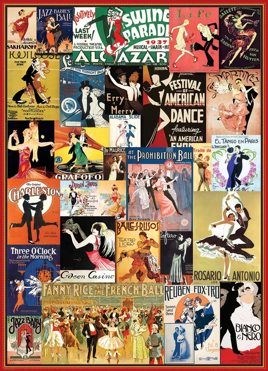 Eurographics Ballroom Dancing Puzzel 1000 Stuks - Meerkleurig