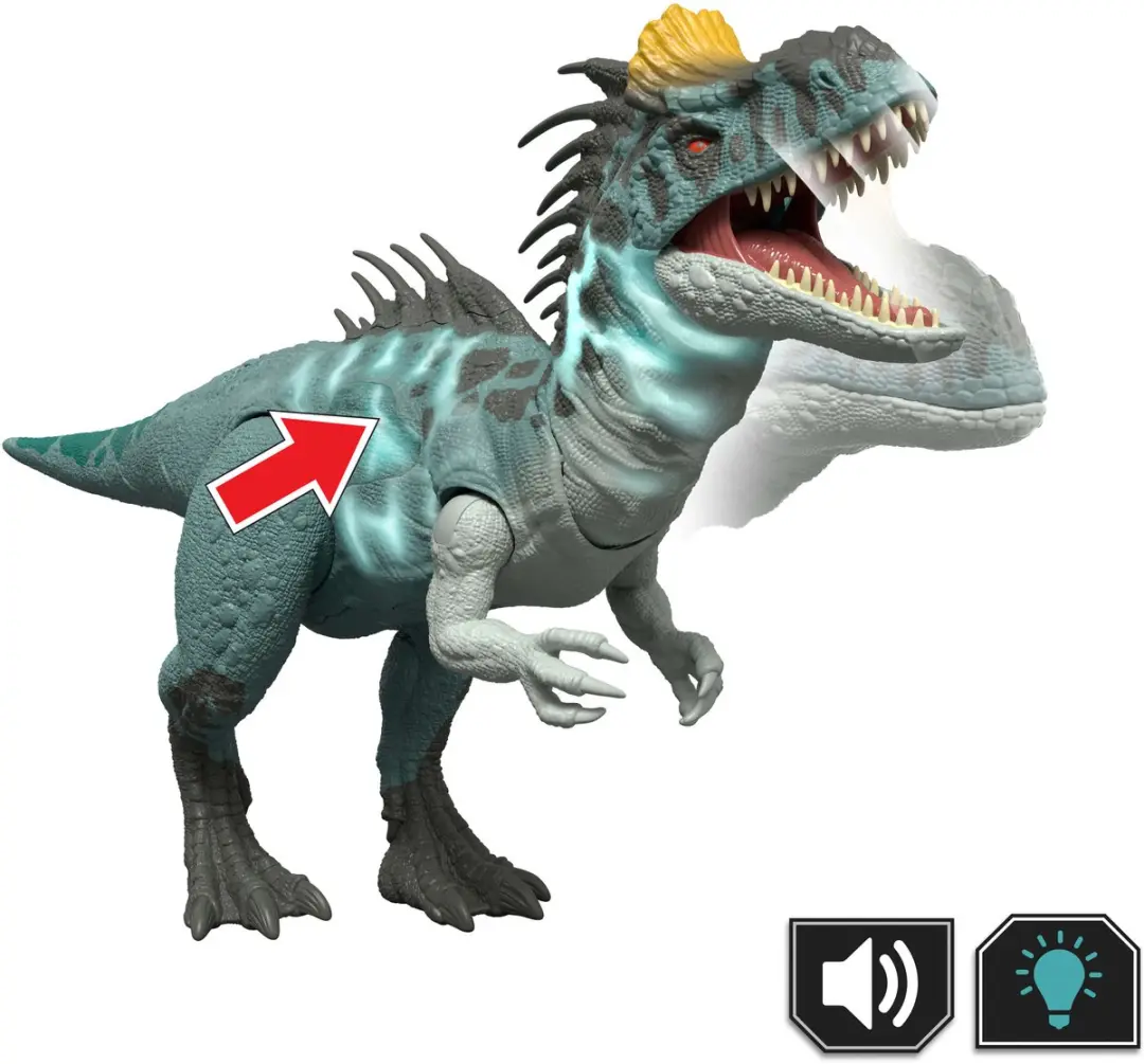 Jurassic World Survival Wild Roar Cryolophosaurus JKL80 - 3x AAA - Meerkleurig