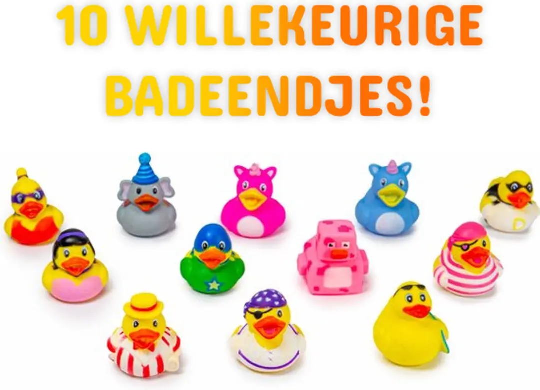 Topknuffels Willekeurige Badeendjes 6cm
