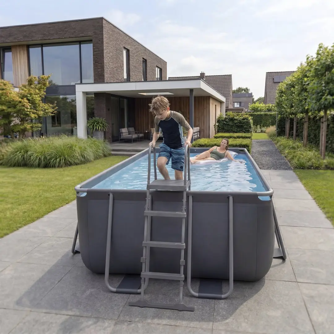 Virtufit Zwembadtrap 122cm - Universeel