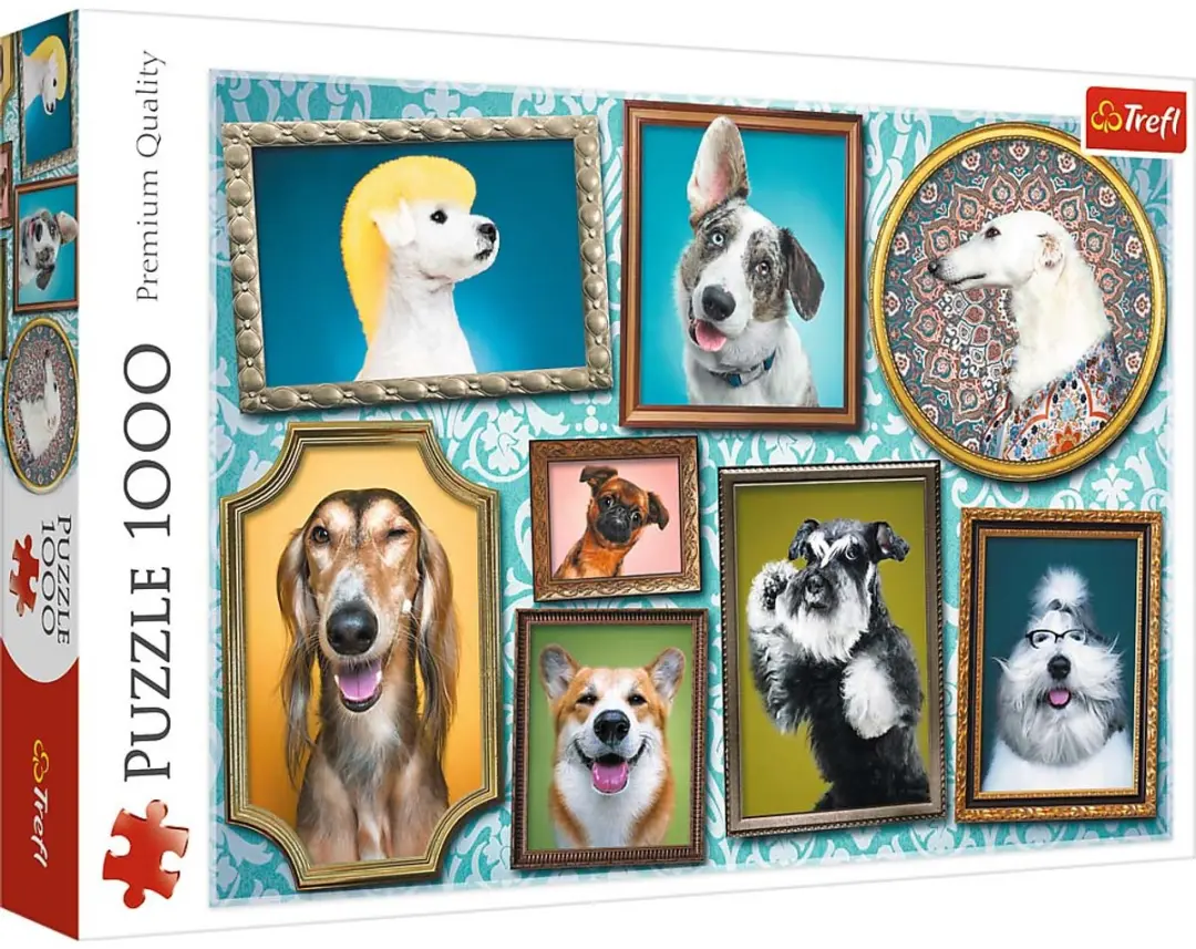Trefl Doggies Gallery 1000 Stuks - Meerkleurig