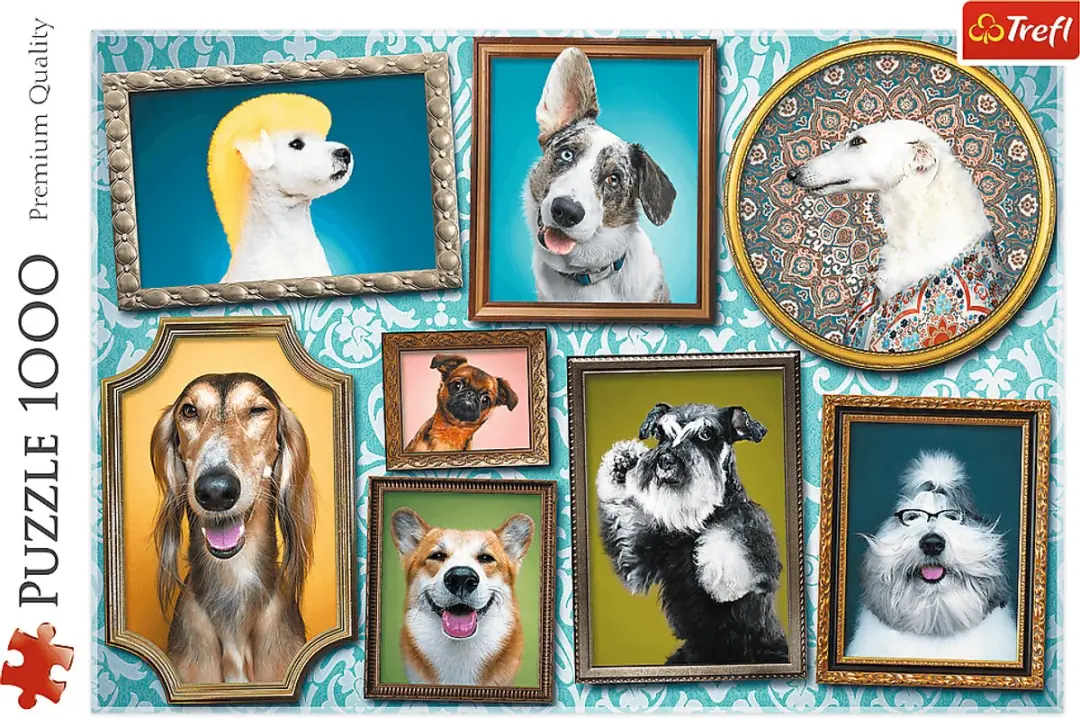 Trefl Doggies Gallery 1000 Stuks - Meerkleurig