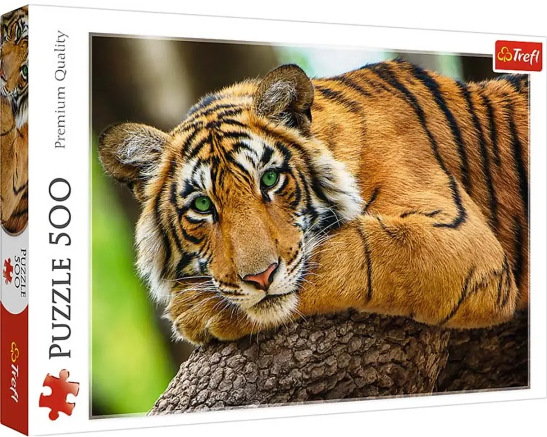 Trefl 500 Puzzel - Tiger Portrait - Meerkleurig